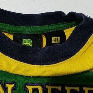 John Deere Shirts & Tops - Boys John Deere Green Tractor 4T long sleeve John Deere Shirts & Tops - Boys John Deere Green Tractor 4T long sleeve